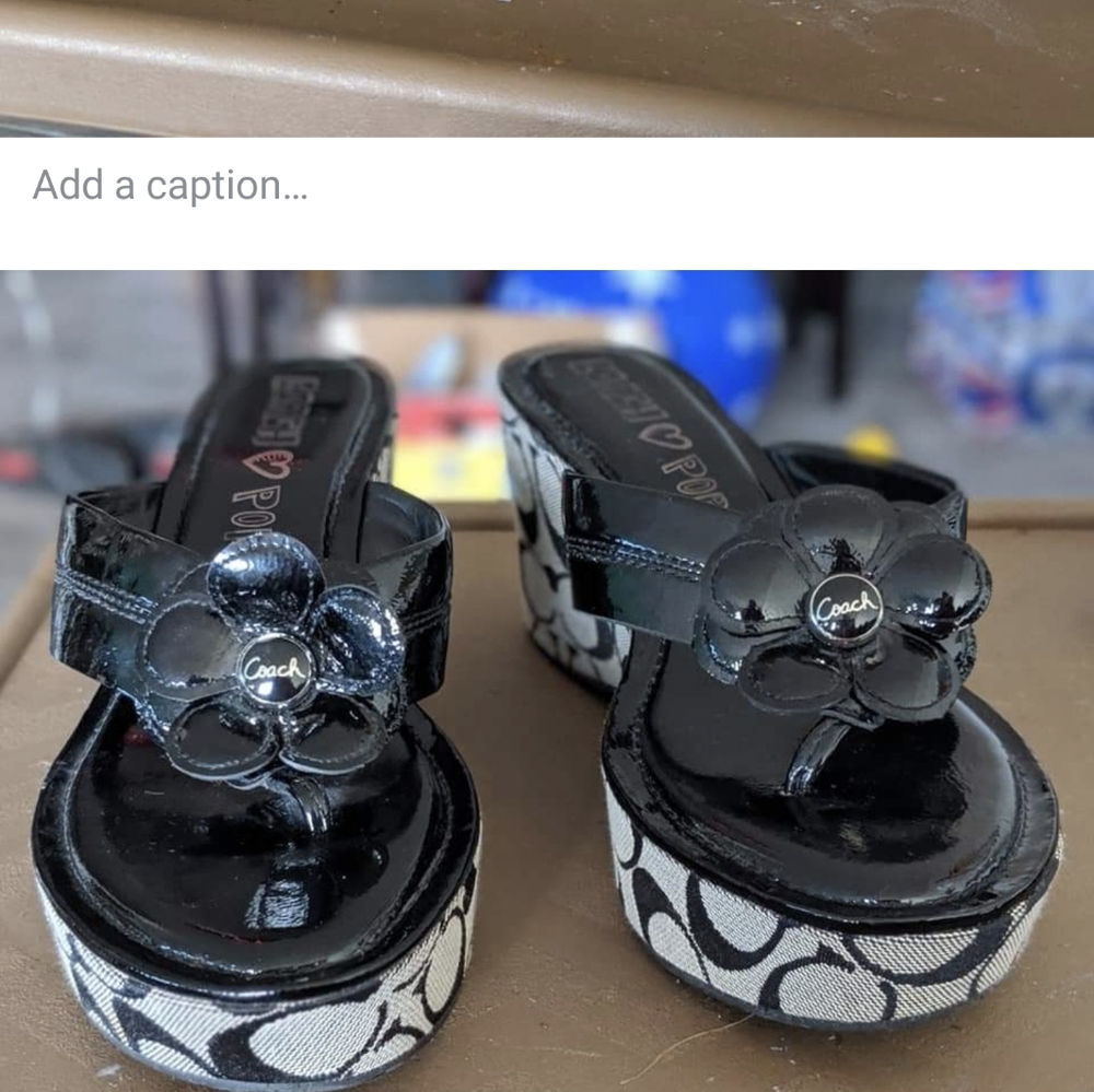 Coach Poppy Platform Sandals